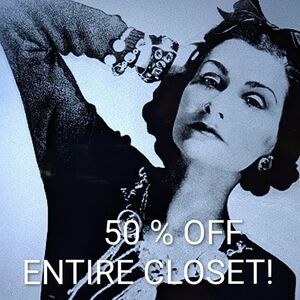 50% OFF EVERYTHING!